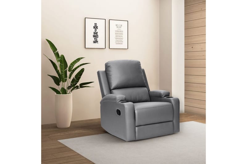 Dallas Lænestol - Grå - Møbler - Stole & lænestole - Lænestole - Liggestol