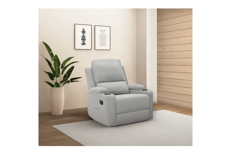 Dallas Lænestol - Grå - Møbler - Stole & lænestole - Lænestole - Liggestol