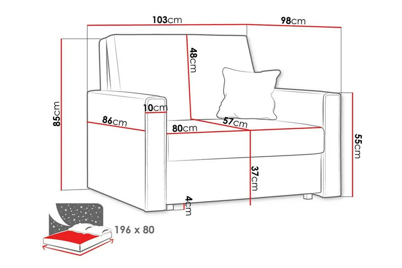 Denegal Lænestol - Møbler - Stole & lænestole - Lænestole