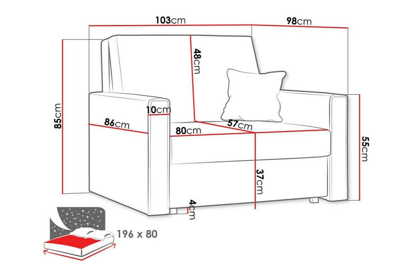 Denegal Lænestol - Møbler - Stole & lænestole - Lænestole