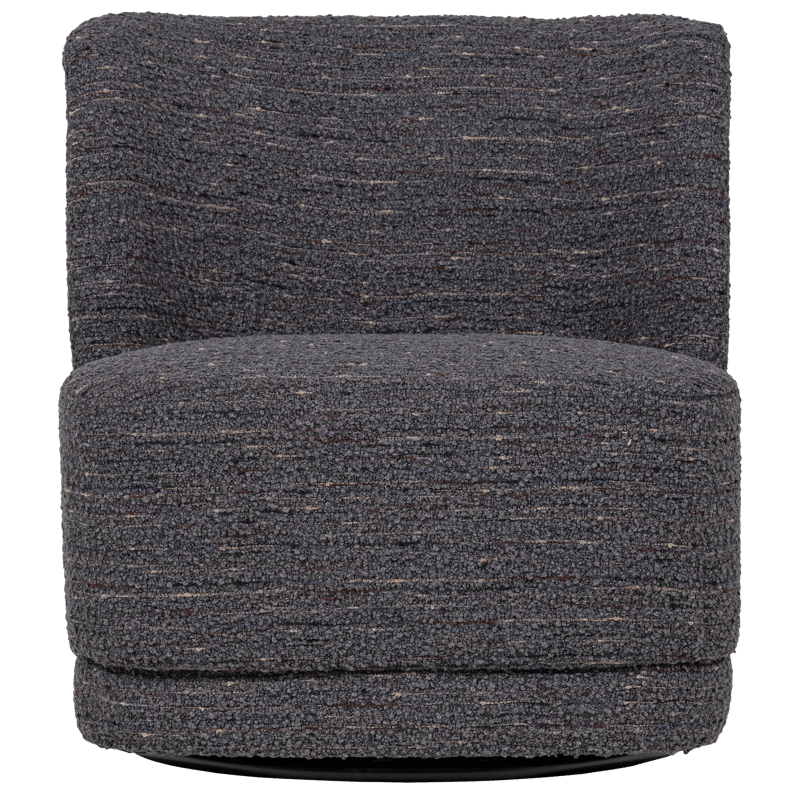 Drejeflænestol Atty - Grå melange - Møbler - Stole & lænestole - Lænestole - Lænestol uden armlæn