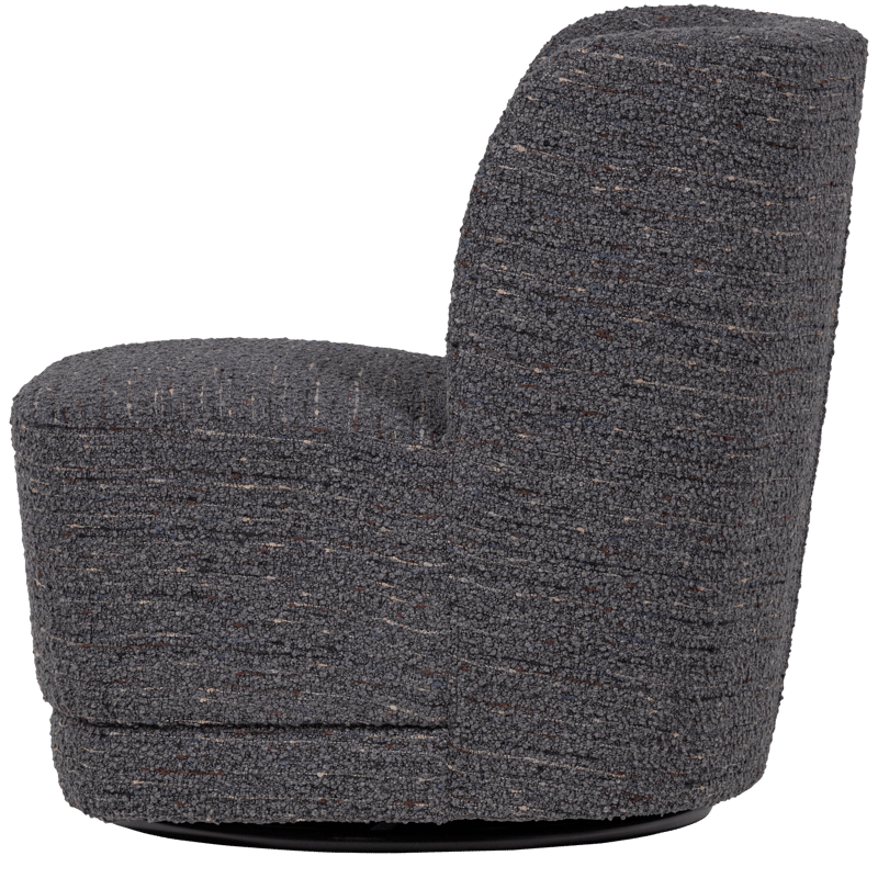 Drejeflænestol Atty - Grå melange - Møbler - Stole & lænestole - Lænestole - Lænestol uden armlæn