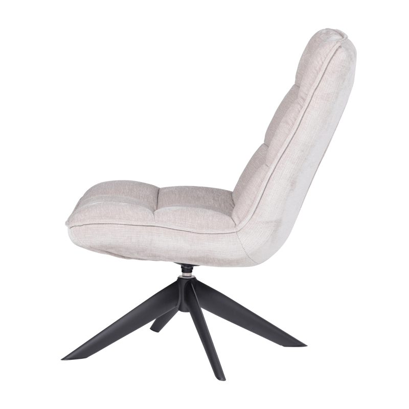 Drejeflænestol Jouke - Natur - Møbler - Stole & lænestole - Lænestole - Lænestol med vippefunktion