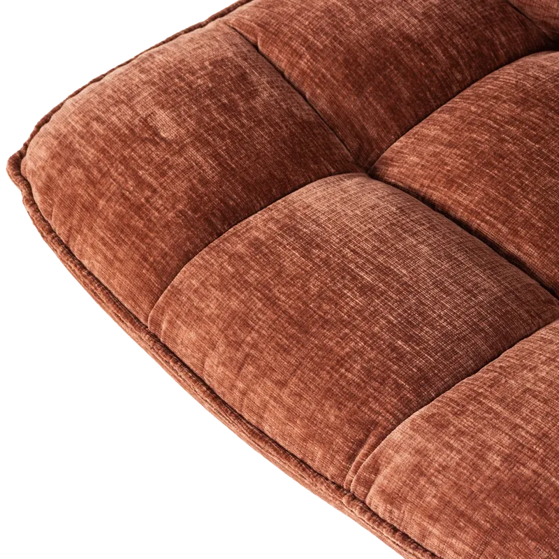 Drejeflænestol Jouke - Rustbrun - Møbler - Stole & lænestole - Lænestole - Lænestol uden armlæn