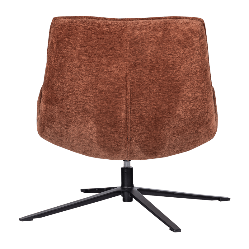 Drejeflænestol Maudi - Brun - Møbler - Stole & lænestole - Lænestole - Lænestol med vippefunktion