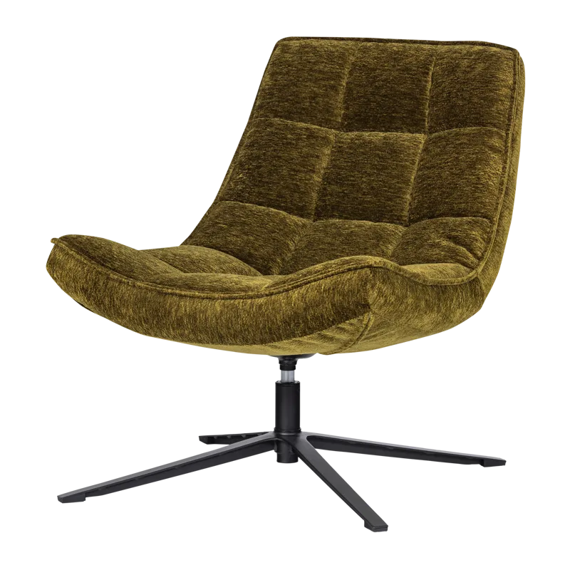 Drejeflænestol Maudi, Grøn