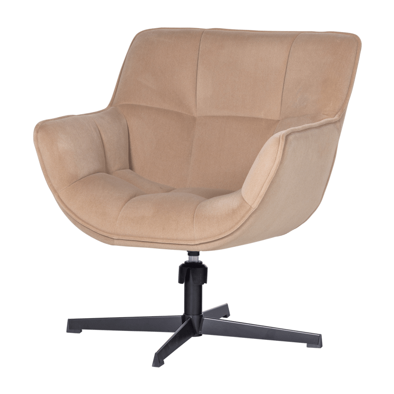 Drejeflænestol Wibo, Sand