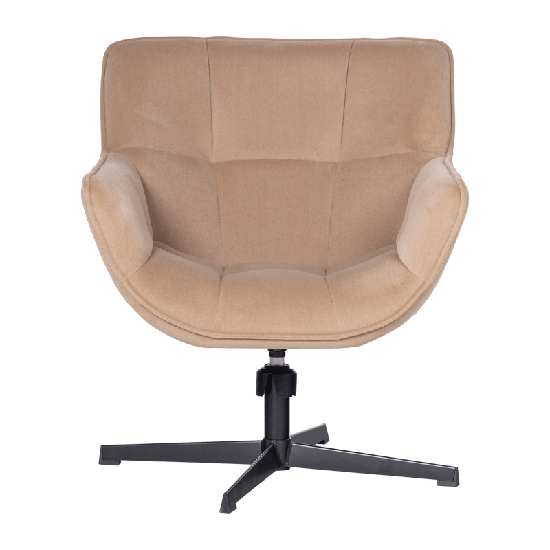 Drejeflænestol Wibo - Sand - Møbler - Stole & lænestole - Lænestole - Lænestol med vippefunktion