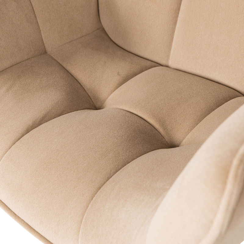 Drejeflænestol Wibo - Sand - Møbler - Stole & lænestole - Lænestole - Lænestol med vippefunktion