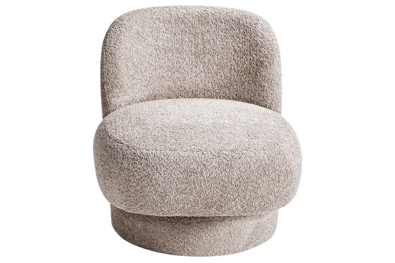 Drejestol Aylo - Beige - Møbler - Stole & lænestole - Lænestole - Lænestol uden armlæn