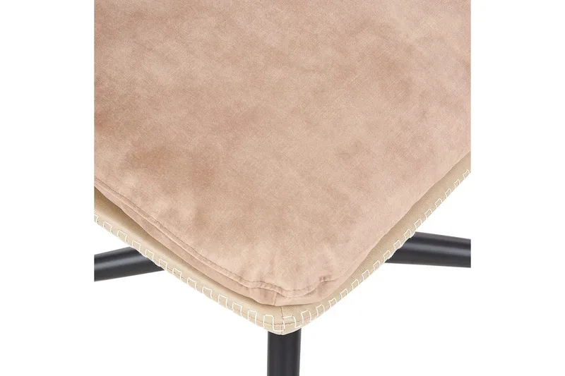 Drejestol Eide - Beige, sort - Møbler - Stole & lænestole - Lænestole - Lænestol uden armlæn