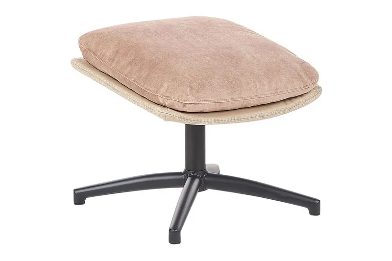 Drejestol Eide - Beige, sort - Møbler - Stole & lænestole - Lænestole - Lænestol uden armlæn