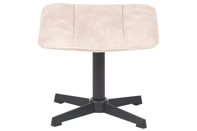 Drejestol Lia - Beige, sort - Møbler - Stole & lænestole - Lænestole - Lænestol uden armlæn
