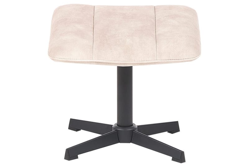 Drejestol Lia - Beige, sort - Møbler - Stole & lænestole - Lænestole - Lænestol uden armlæn