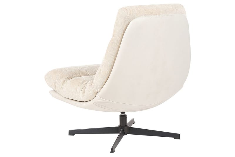 Drejestol Tovik - Beige, sort - Møbler - Stole & lænestole - Lænestole - Lænestol uden armlæn