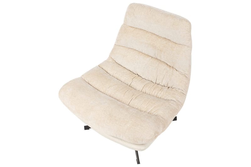 Drejestol Tovik - Beige, sort - Møbler - Stole & lænestole - Lænestole - Lænestol uden armlæn