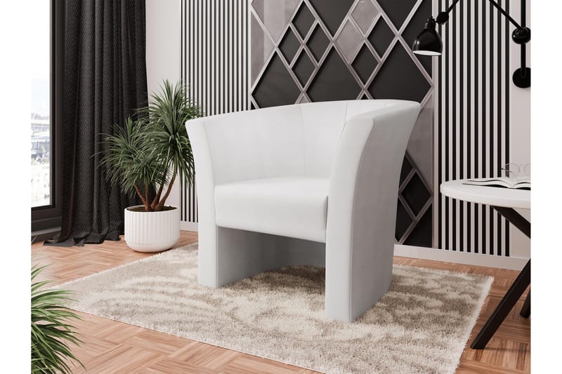Dynir Klubstol - Hvid - Møbler - Stole & lænestole - Lænestole - Klubstol