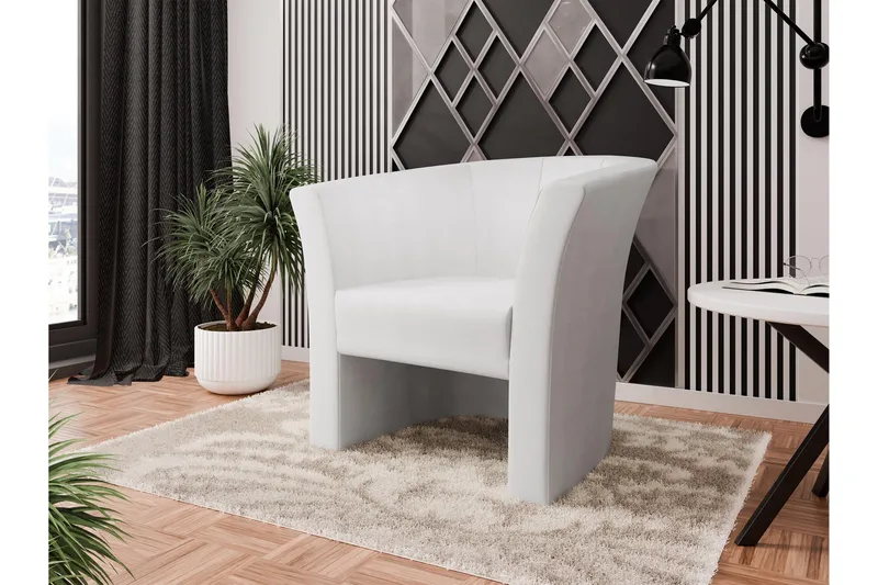 Dynir Klubstol - Hvid - Møbler - Stole & lænestole - Lænestole - Klubstol