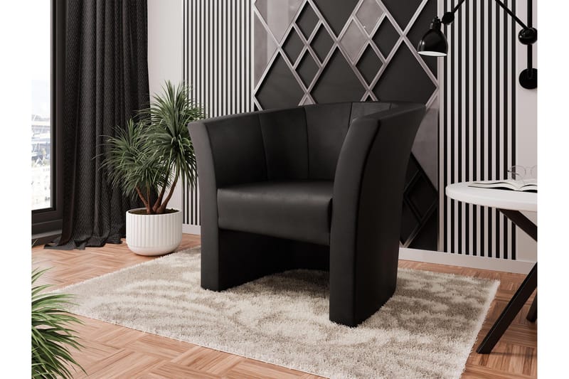 Dynir Klubstol - Sort - Møbler - Stole & lænestole - Lænestole - Klubstol