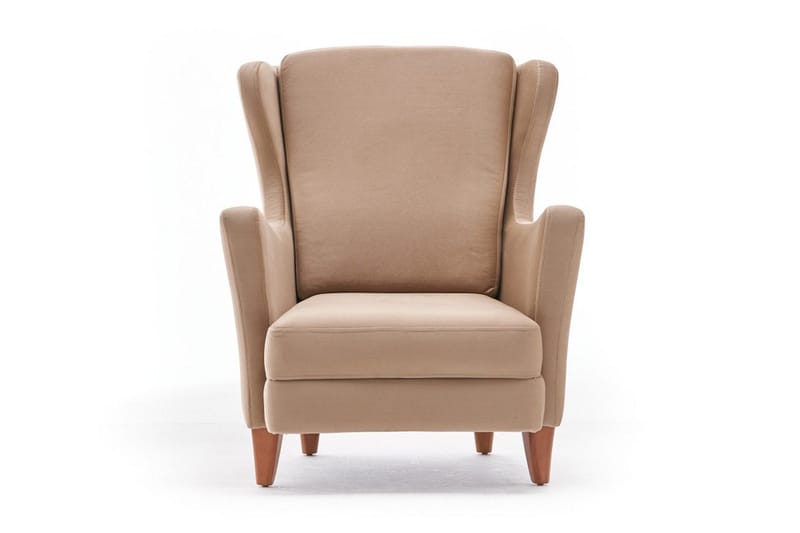 Edgara Lænestol, Velour/Cremehvid/Natur