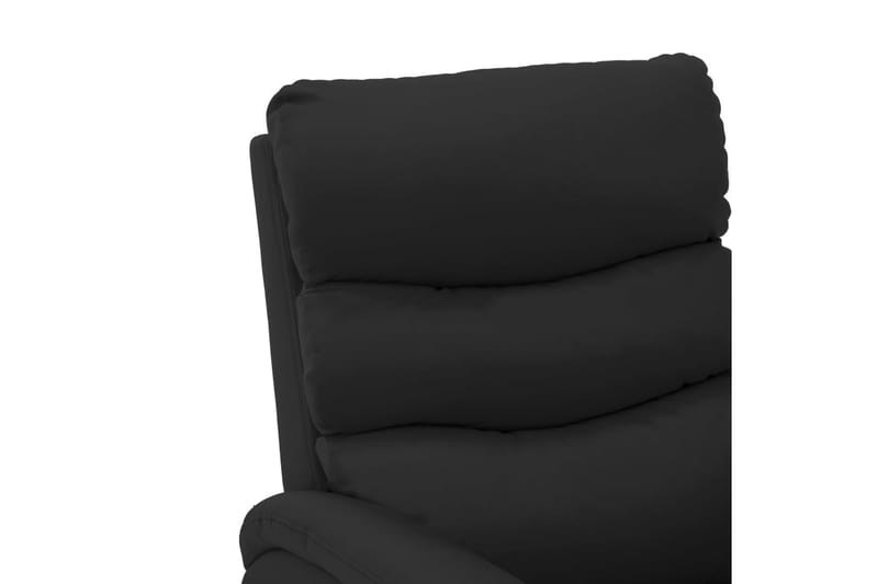 eldrevet lænestol kunstlæder sort - Sort - Møbler - Stole & lænestole - Lænestole - Recliner lænestol