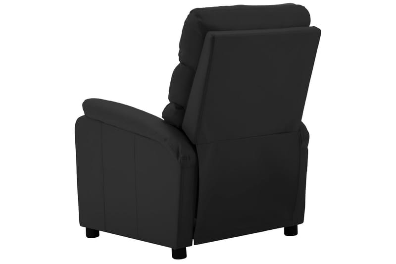 eldrevet lænestol kunstlæder sort - Sort - Møbler - Stole & lænestole - Lænestole - Recliner lænestol