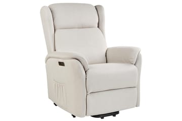 Elektrisk reclinerlænestol Elegy - Hvid - Møbler - Stole & lænestole - Lænestole - Recliner lænestol