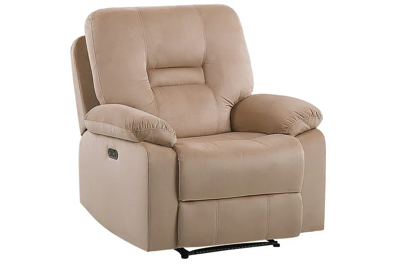 Elektrisk reclinerlænestol Rovik Beige - Beige - Møbler - Stole & lænestole - Lænestole - Recliner lænestol