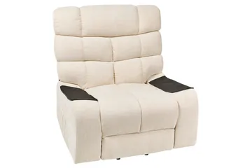 Elektrisk reclinerstol Ares Lys beige - Lys beige - Møbler - Stole & lænestole - Lænestole - Recliner lænestol