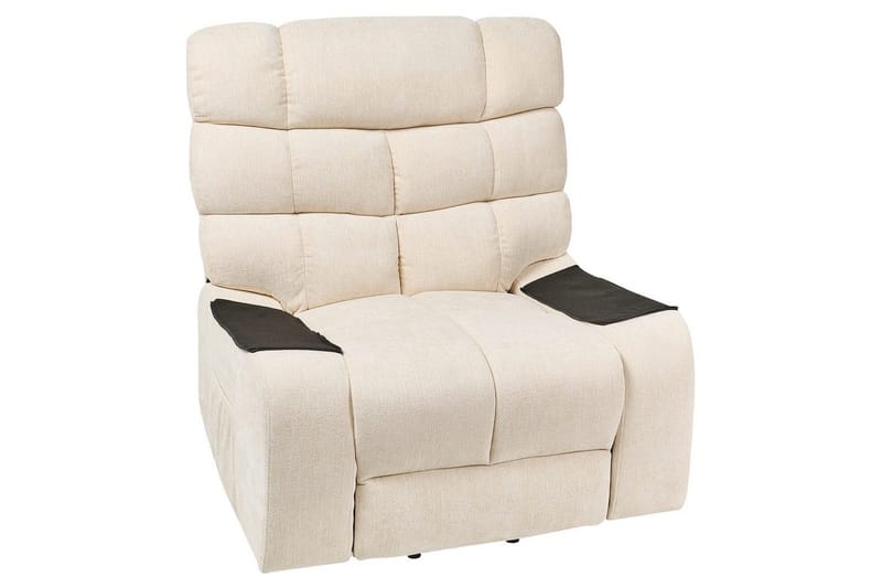 Elektrisk reclinerstol Ares Lys beige - Lys beige - Møbler - Stole & lænestole - Lænestole - Recliner lænestol