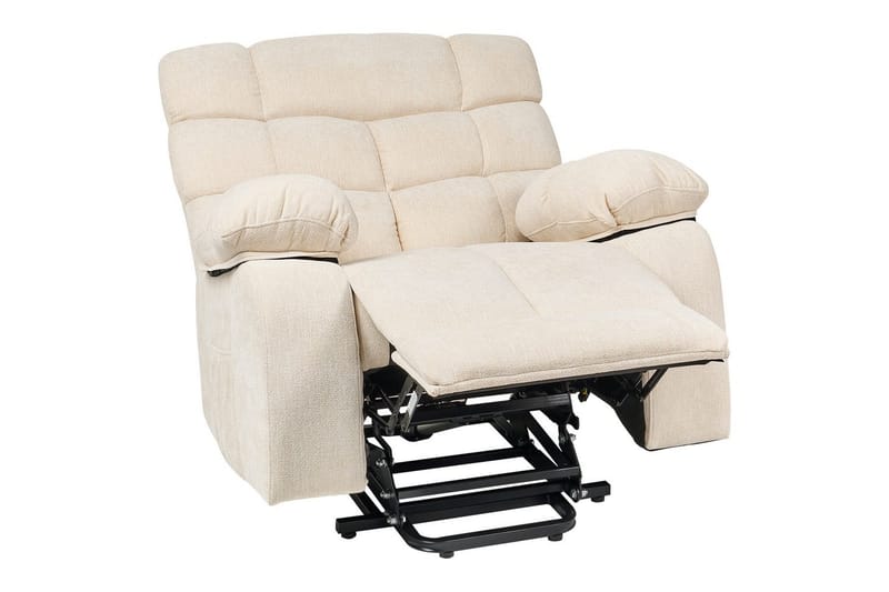 Elektrisk reclinerstol Ares Lys beige - Lys beige - Møbler - Stole & lænestole - Lænestole - Liggestol