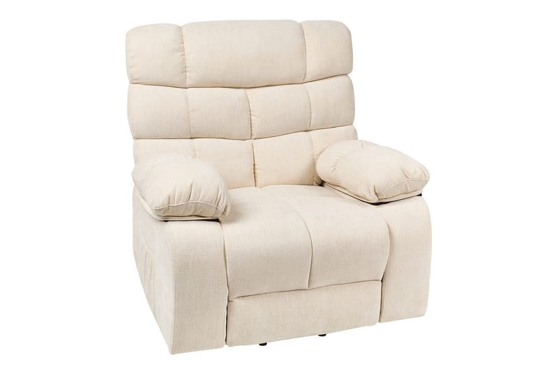 Elektrisk reclinerstol Ares Lys beige - Lys beige - Møbler - Stole & lænestole - Lænestole - Liggestol