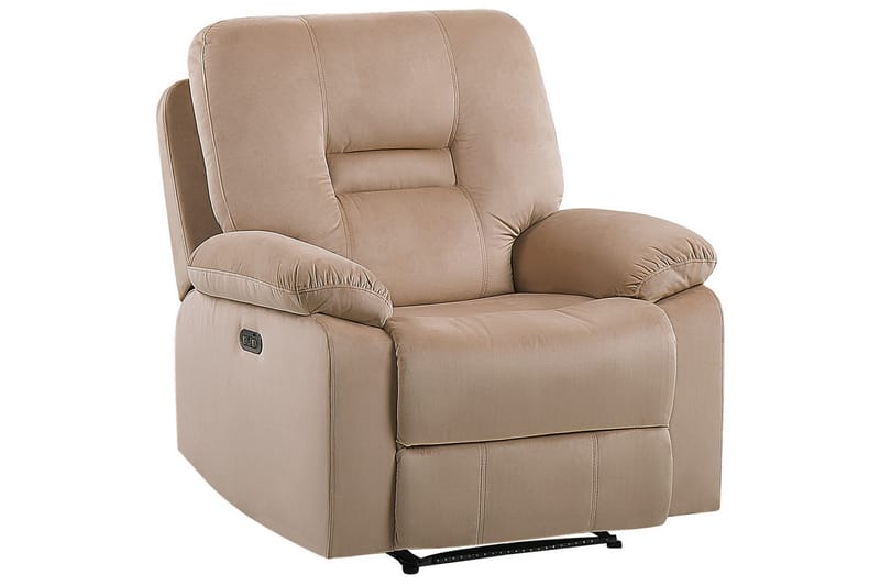 Elektrisk reclinerstol Bergen Beige - Beige - Møbler - Stole & lænestole - Lænestole - Liggestol