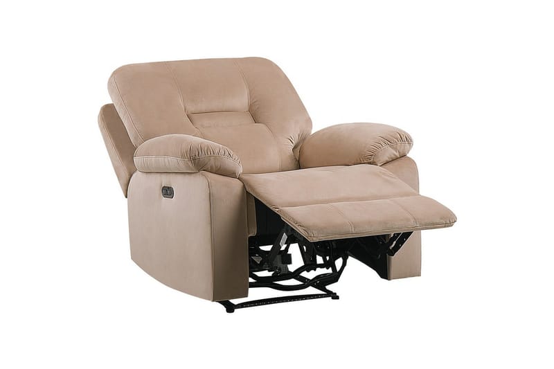 Elektrisk reclinerstol Bergen Beige - Beige - Møbler - Stole & lænestole - Lænestole - Liggestol