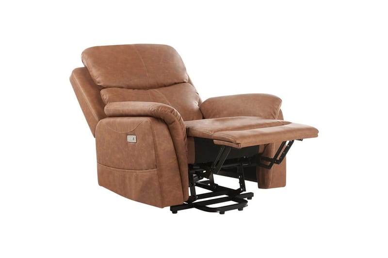 Elektrisk reclinerstol Glorie Brun - Brun - Møbler - Stole & lænestole - Lænestole - Massagestol