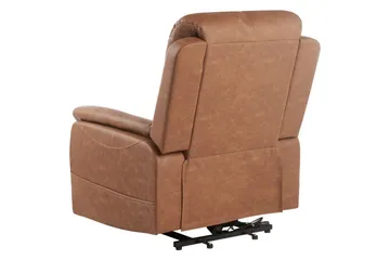 Elektrisk reclinerstol Glorie Brun - Brun - Møbler - Stole & lænestole - Lænestole - Læderstol