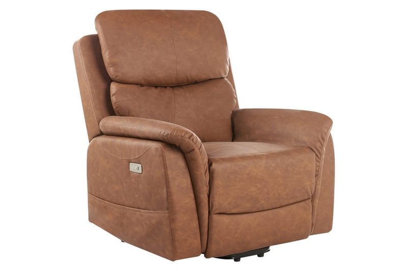 Elektrisk reclinerstol Glorie Brun - Brun - Møbler - Stole & lænestole - Lænestole - Massagestol