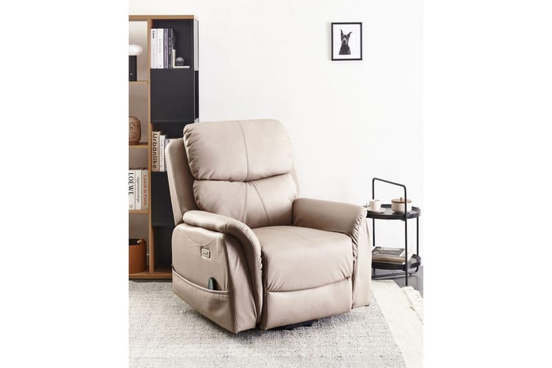 Elektrisk reclinerstol Glorie Grå - Grå - Møbler - Stole & lænestole - Lænestole - Massagestol