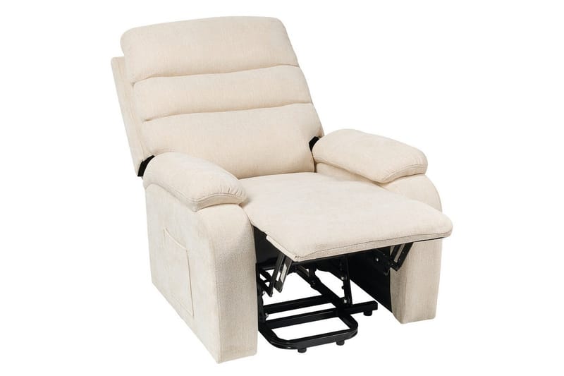 Elektrisk reclinerstol Rise Lys beige - Lys beige - Møbler - Stole & lænestole - Lænestole - Liggestol