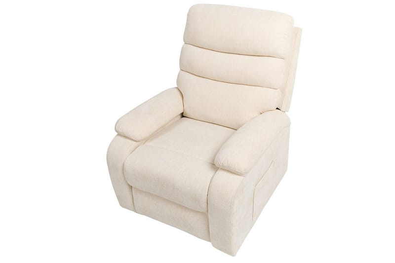 Elektrisk reclinerstol Rise Lys beige - Lys beige - Møbler - Stole & lænestole - Lænestole - Liggestol