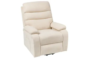 Elektrisk reclinerstol Rise Lys beige - Lys beige - Møbler - Stole & lænestole - Lænestole - Recliner lænestol