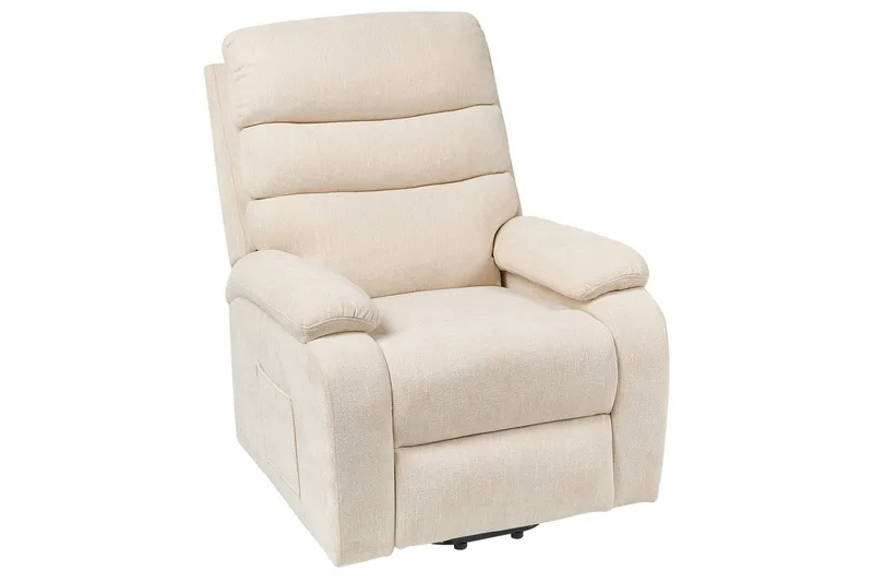 Elektrisk reclinerstol Rise Lys beige - Lys beige - Møbler - Stole & lænestole - Lænestole - Recliner lænestol