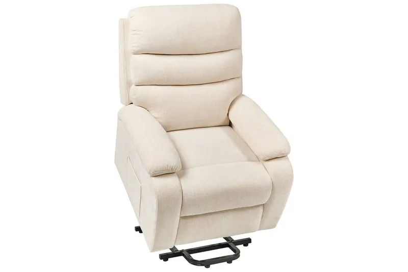 Elektrisk reclinerstol Rise Lys beige - Lys beige - Møbler - Stole & lænestole - Lænestole - Recliner lænestol