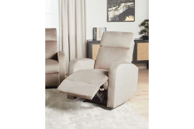 Elektrisk reclinerstol Verdal Elektrisk Beige - Beige - Møbler - Stole & lænestole - Lænestole - Liggestol