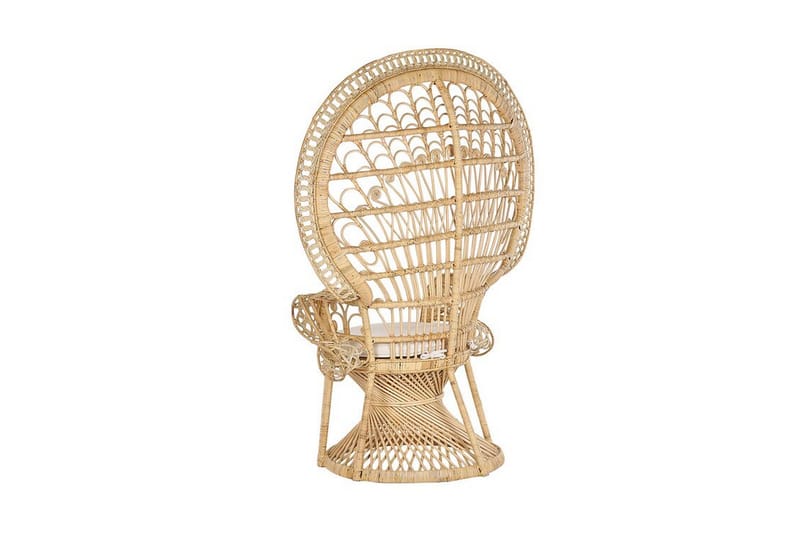 Emmanuelle Stol Påfugl - Rattan/Beige - Møbler - Stole & lænestole - Lænestole