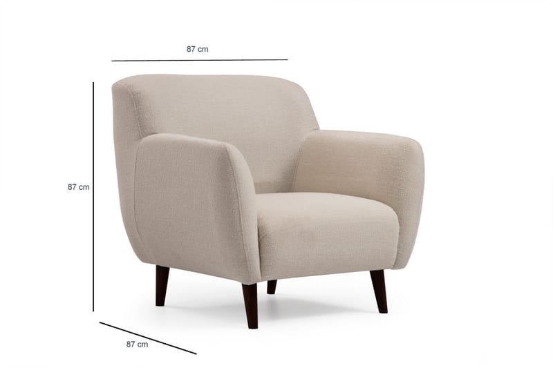 Ennadai Lænestol - Beige - Møbler - Stole & lænestole - Lænestole