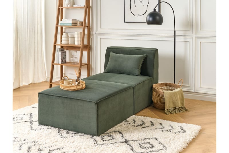 Fabjerg Chaiselong 83 cm - Grøn - Møbler - Stole & lænestole - Lænestole - Chaiselong lænestol & Divan lænesto