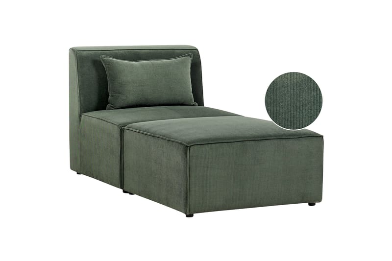 Fabjerg Chaiselong 83 cm - Grøn - Møbler - Stole & lænestole - Lænestole - Chaiselong lænestol & Divan lænesto