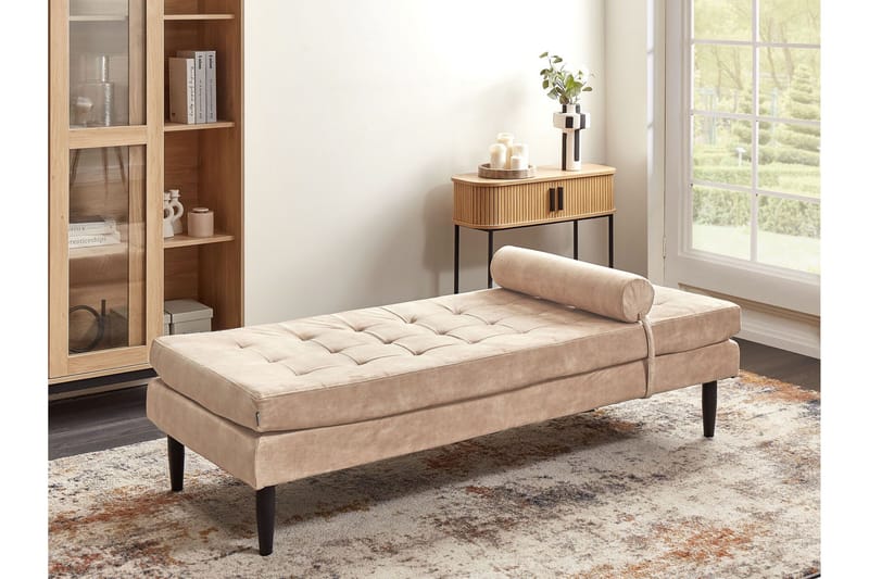 Faralov Chaiselong 73 cm - Beige/Sort - Møbler - Sofaer - Daybed