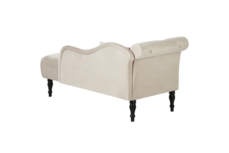 Frostorp Chaiselong 152 cm - Beige/Sort - Møbler - Stole & lænestole - Lænestole - Chaiselong lænestol & Divan lænesto